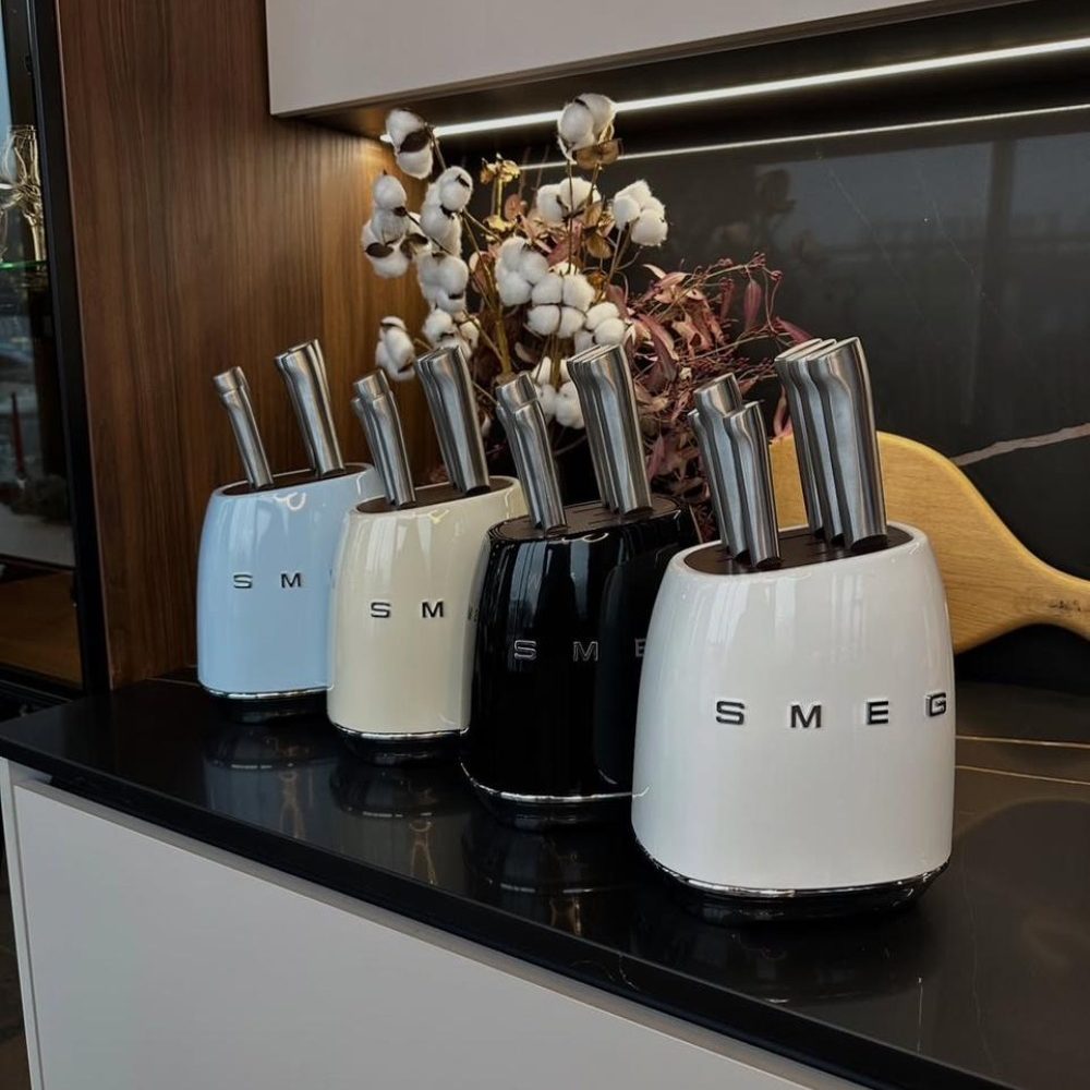 SMEG 7-Piece Knife Block Set
