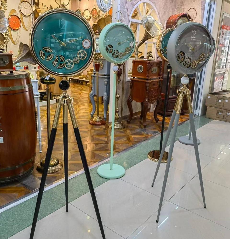 Tripod  Floor Clock