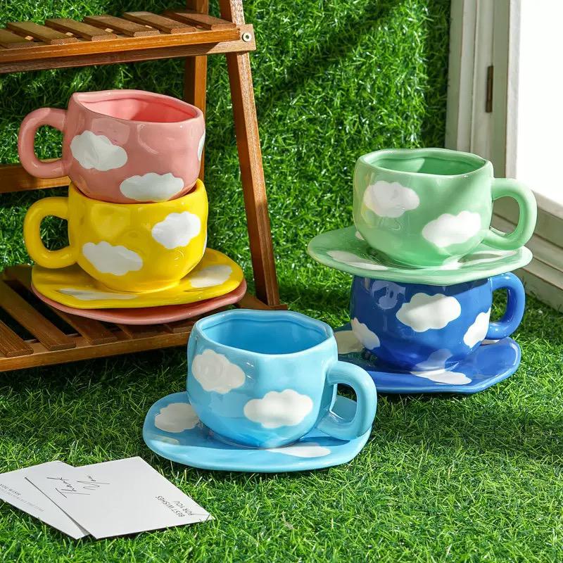 Clouds cups with saucer