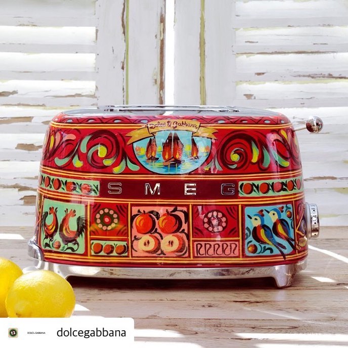 Smeg xDolce & Gabbana toaster