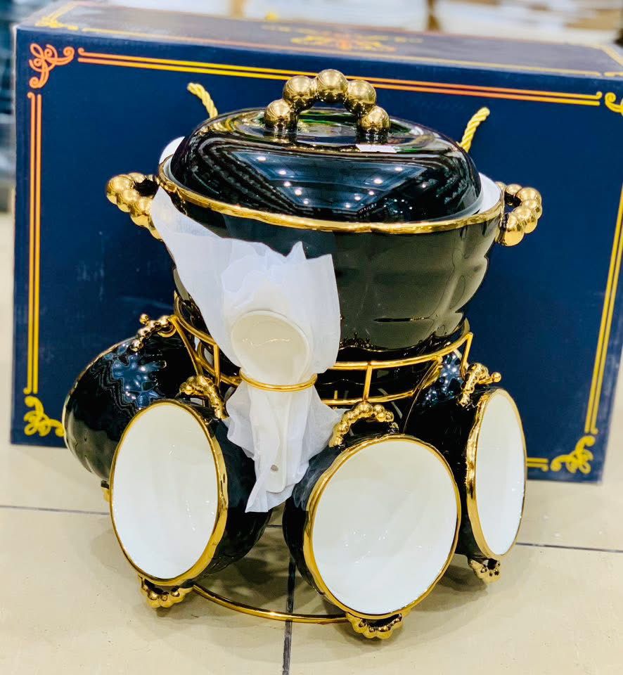 Royal Gold Soup pot set 2